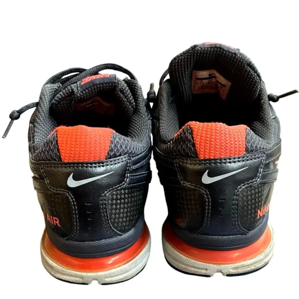 Nike Air Visi Sleek 396042 Women's Training Sneakers 11 Black Orange Lace Up